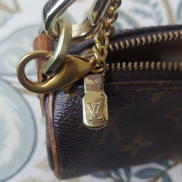 Upcycled Louis Vuitton Mini Papillion Monogram Clutch - Picture 6 of 10